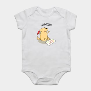 Labradoodle Cute Labrador Dog Pun Baby Bodysuit